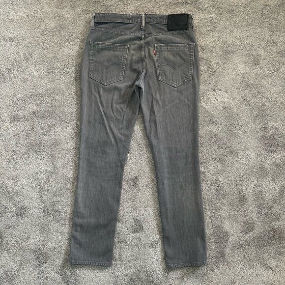 Levi’s 511 Slim Fit Jeans Mens 33x32 (fit 33x30) Gray Stretch Denim Casual - Picture 1 of 10